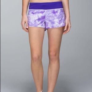 Lululemon purple speed shorts size 2